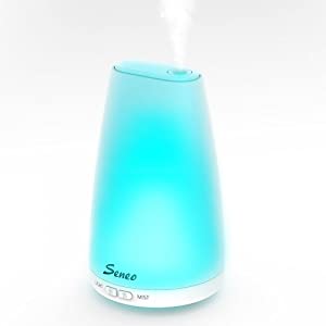 Seneo 100mL (3.38 ounces) cool-mist ultrasonic diffuser width=